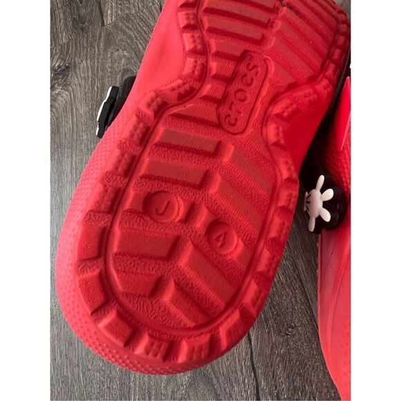 Crocs Unisex-Child Classic Lined Disney Clogs,Mickey and Minnie Mouse Shoes sz 4 - Picture 3 of 4